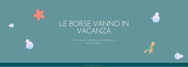 BORSE IN VACANZA ESTATE  x